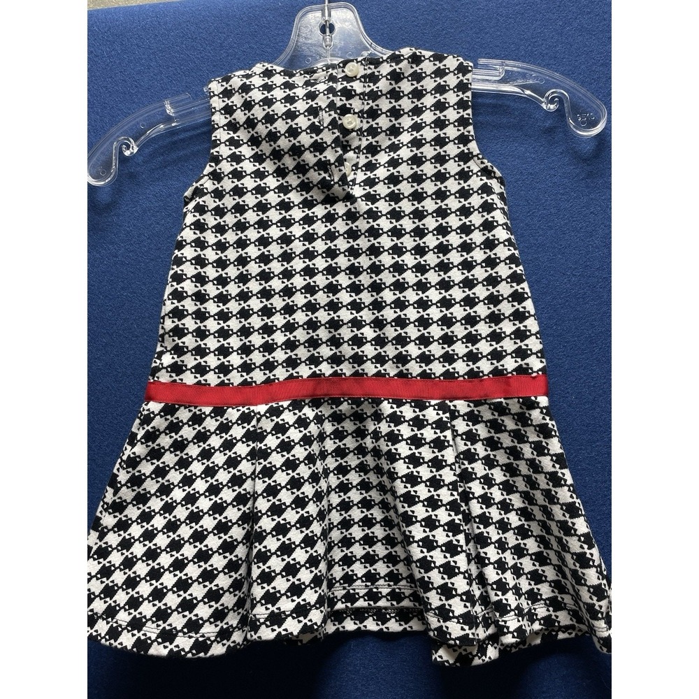 Gymboree Olivia Black White Girls Bow Jumper Dress 2T - Picture 6 of 9